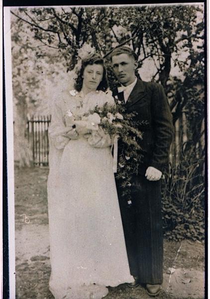 Stanislaw i Natalia Jeziak. Rok 1947.