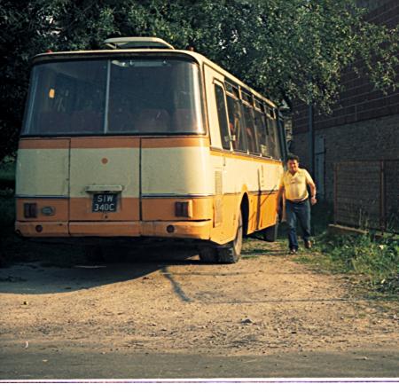  Wesoly autobus i jego kierowca: Marian Mateja