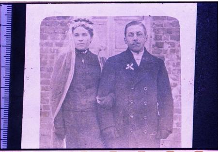 Walenty Matyja i jego zona Ewa. Gana.